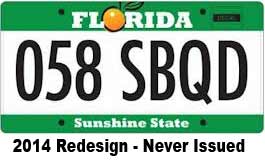 Florida 2014 Plate