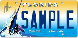 Florida Catch Me Release Me Plate