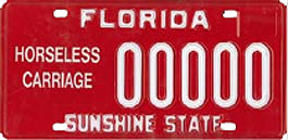 Florida Antique Plate